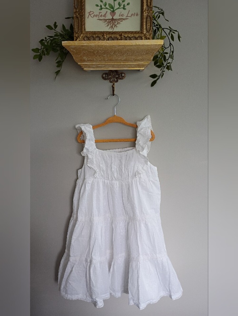 Rachel Zoe White Ruffle Sundress for Girls